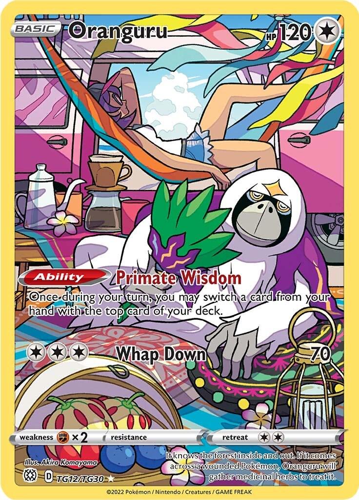 Brilliant Stars Oranguru Pokémon card